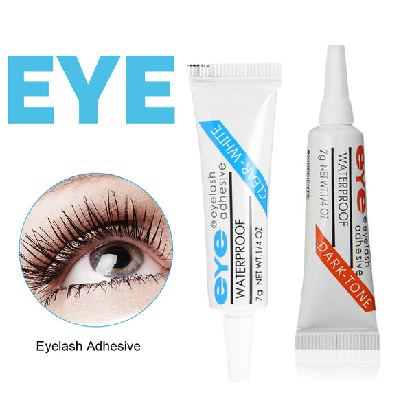 1 Pc 7g Fake Eyelash Glue Adhesive Strong Clear/Black Waterproof False Lash Adhesive Eyelash Extend Makeup Tool TSLM2