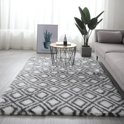 Tie-dye five-pointed star carpet living room coffee table rug room children crawling mat kitchen non-slip carpet Bay window rug