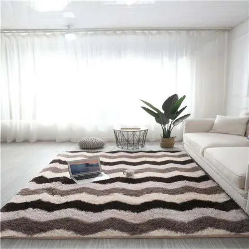 Tie-dye five-pointed star carpet living room coffee table rug room children crawling mat kitchen non-slip carpet Bay window rug