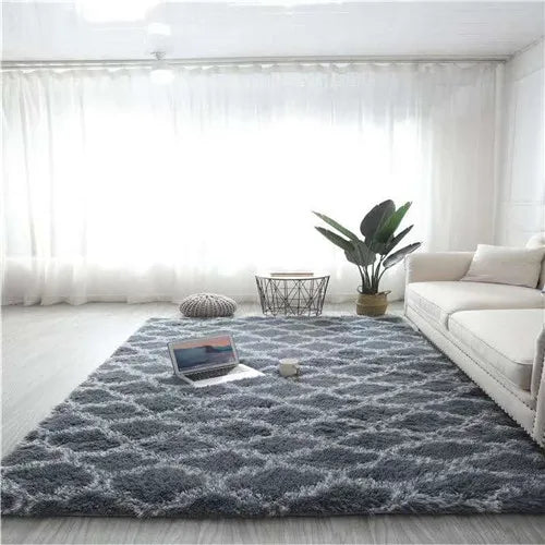 Tie-dye five-pointed star carpet living room coffee table rug room children crawling mat kitchen non-slip carpet Bay window rug