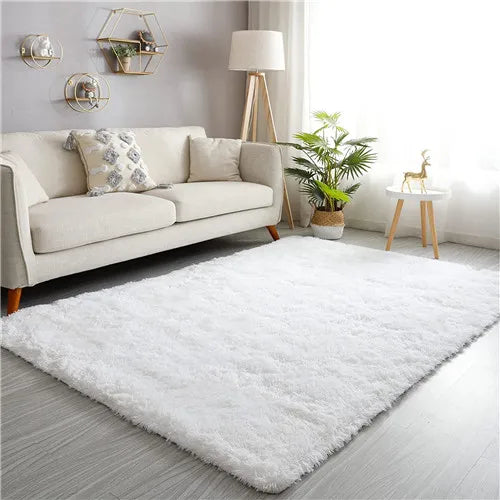 Ultra Soft Shaggy Rugs Fluffy Carpet for Room Non-Slip Modern Plush Area Rugs Rectangular Home Decor Shag Rug Living Room Carpet