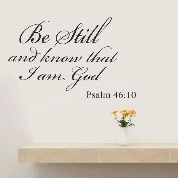 Hot Sale Durable Bible Verse Wall Decals Christian Quote Walls Art Stickers Religious Home Decor Wall Mural