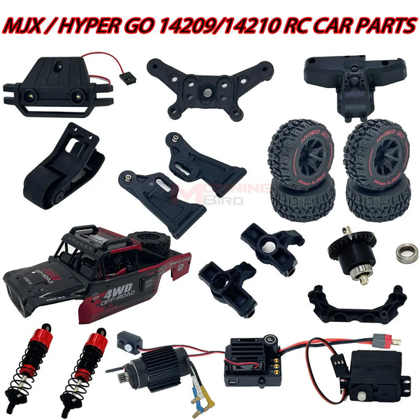 MJX Hyper Go RC Car Parts Remote Control 14209 14210 Modified Accessories Battery Differential Shock AbsorberTire