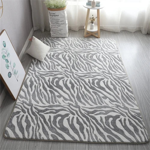 Rainbow Unicorn Pattern Glow in The Dark Area Rug Large Area Rug Carpet Glowing in The Dark Big Stars for Children Room Decor