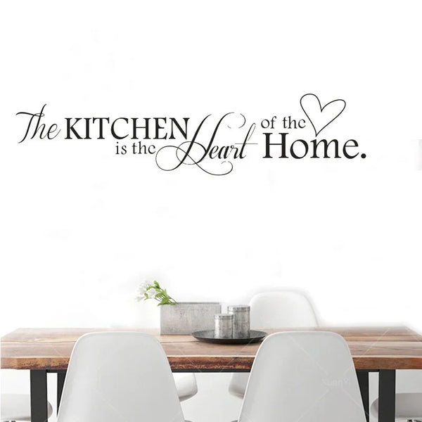 English Letters  Love Wall Sticker on The Wall Decals Art Words Kitchen Background Decoration Stickers Home Decor