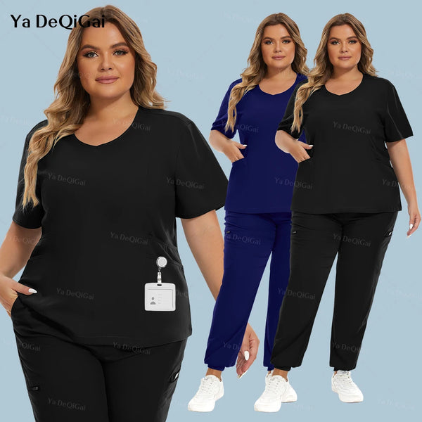 High Quality Beauty Salon Spa Work Clothes Scrubs Medical Uniforms Women Set Nursing Accessories Hospital Suit Surgical Uniforms