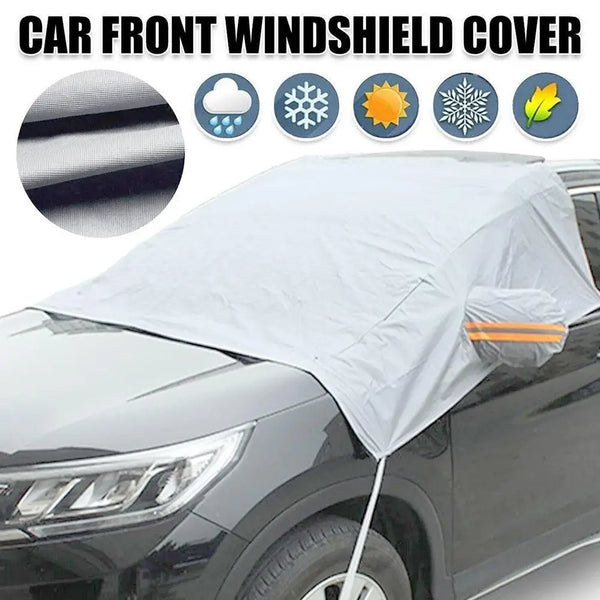 Universal Car Windshield Cover Winter Front Window Sun Protection Sunshield Dust Waterproof Outdoor Car Glass Protector