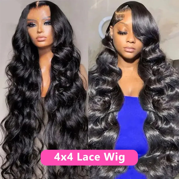 100% Human Hair Body Wave 360 Full Lace Wig Indian Hunan Hair 13x4 HD Lace Frontal Wig Pre Plucked Remy Lace Wig Long Hair
