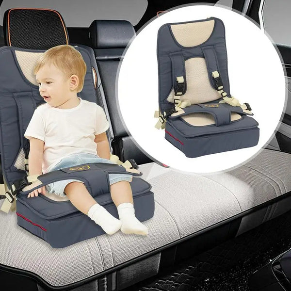 Booster Car Seat Portable Dining Chair With Safe Fixed Belt Design Kids Car Seat For Children Portable Shopping Cart Mat Child