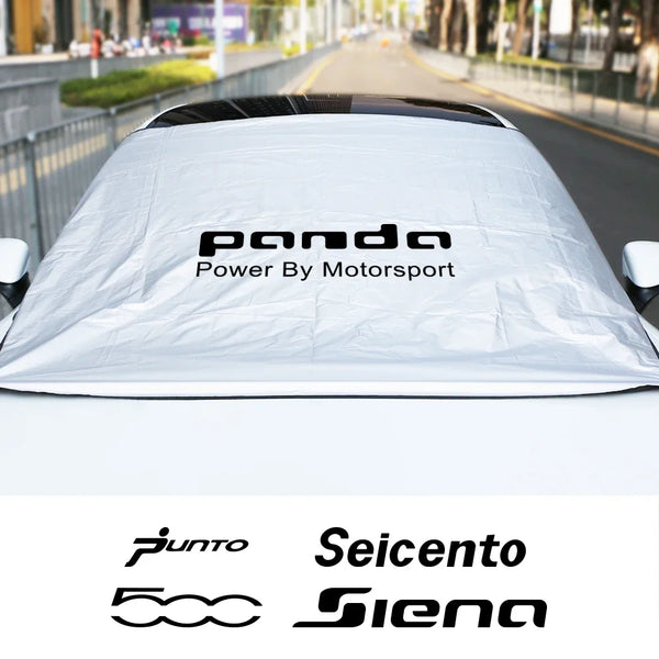 Car Windshield Sunshade Sun Shade Cover For Fiat 500 PANDA PUNTO SEICENTO IDEA ARGO BRAVO FREEMONT LINEA SIENA Auto Accessories