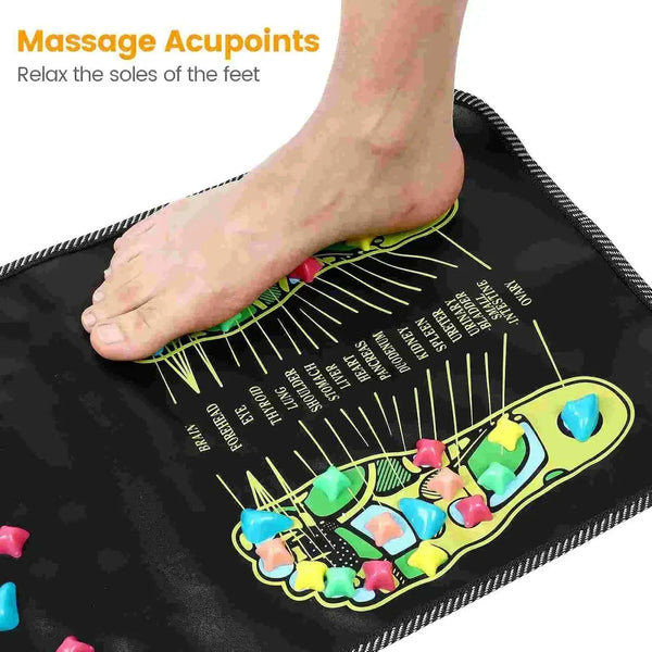 New Finger Pressure Board Foot Foot Massage Pad Health Walk Foot Pressure Board Foot Massage Pad Imitation Goose Soft Stone Road
