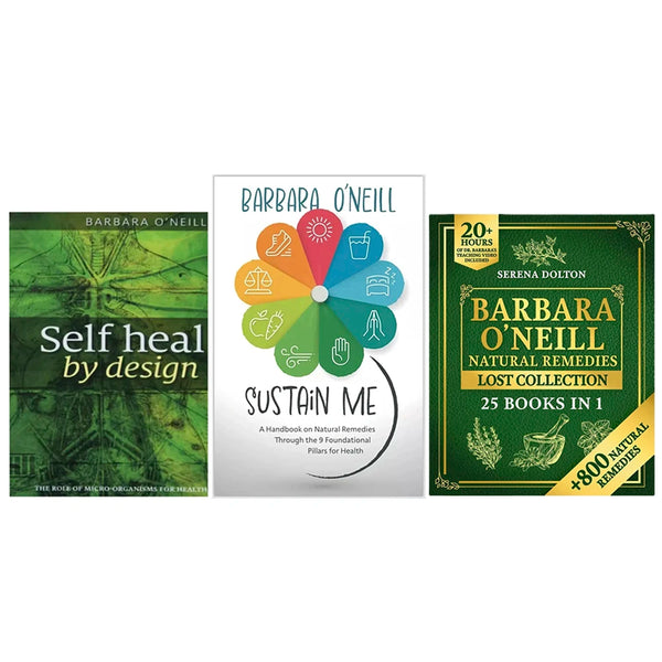 3 Hot Selling Books Self Heal By Design / Sustain Me / Natural Remedies By Barbara O'neill Guide Book in English Paperback 2024