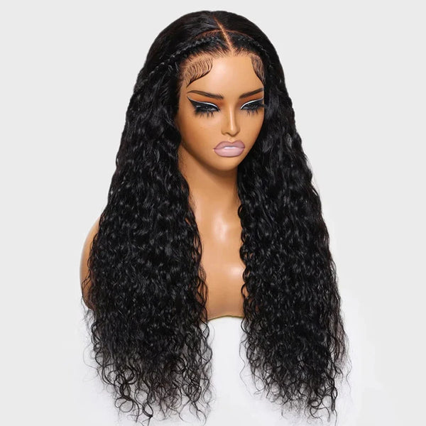 Soft 26Inch Long Black Kinky Curly 180Density Lace Front Wig For African Women Babyhair Heat Resistant Preplucked Glueless Daily